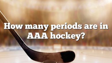 How many periods are in AAA hockey?