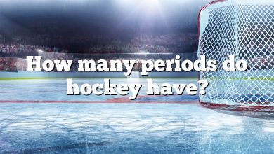 How many periods do hockey have?