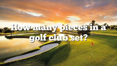 How many pieces in a golf club set?