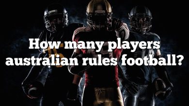 How many players australian rules football?