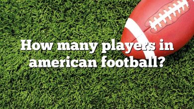 How many players in american football?