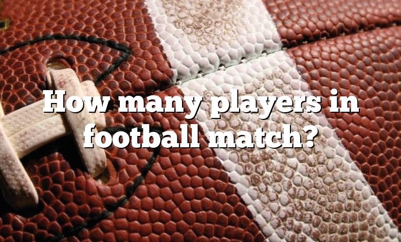 How many players in football match?