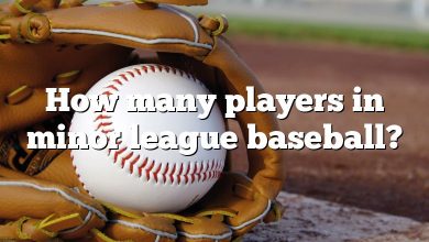 How many players in minor league baseball?