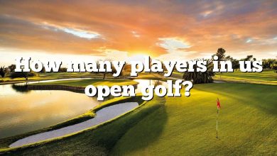 How many players in us open golf?