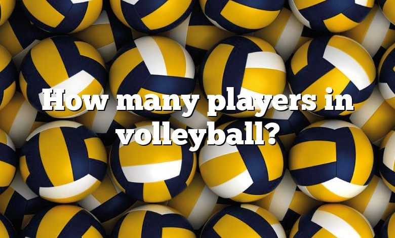 How many players in volleyball?