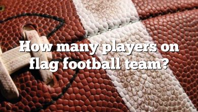 How many players on flag football team?