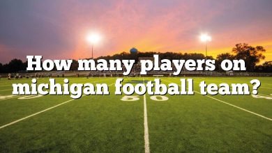 How many players on michigan football team?