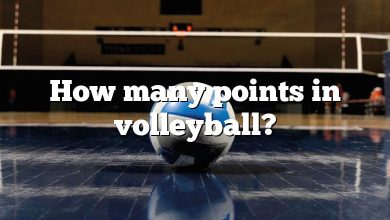 How many points in volleyball?