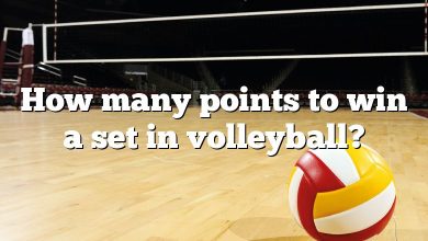 How many points to win a set in volleyball?