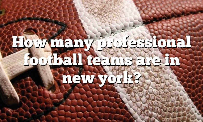 How many professional football teams are in new york?