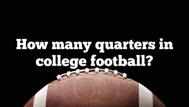 How many quarters in college football?