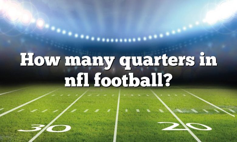 How many quarters in nfl football?