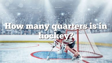 How many quarters is in hockey?