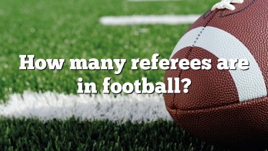 How many referees are in football?