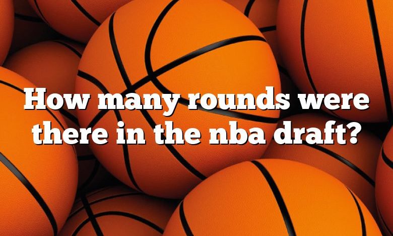 How many rounds were there in the nba draft?