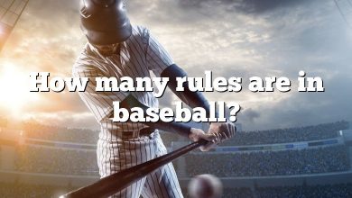 How many rules are in baseball?