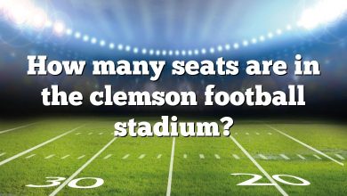 How many seats are in the clemson football stadium?