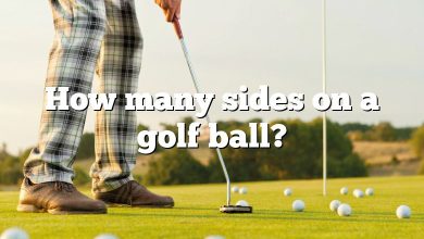 How many sides on a golf ball?