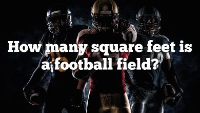 How many square feet is a football field?