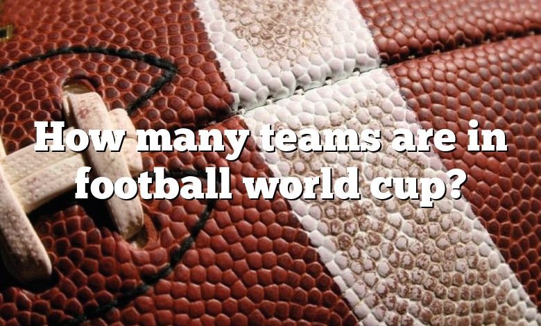 How many teams are in football world cup?