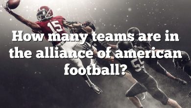 How many teams are in the alliance of american football?