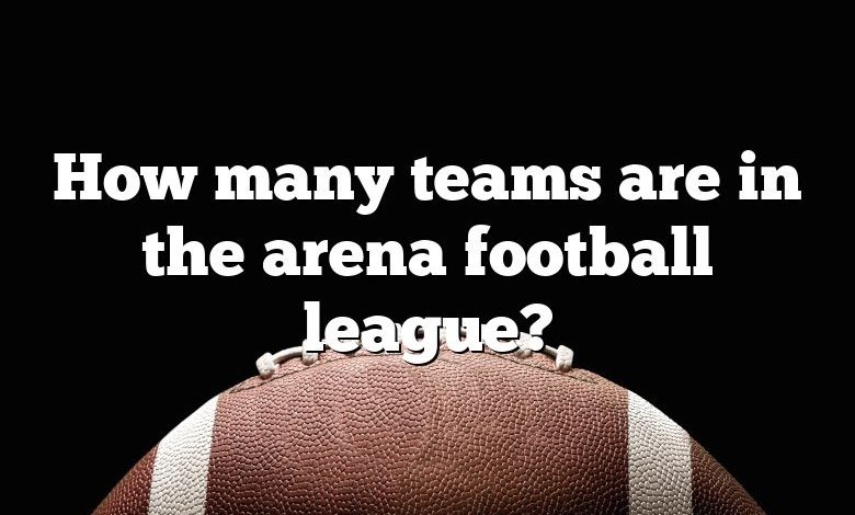 How many teams are in the arena football league?