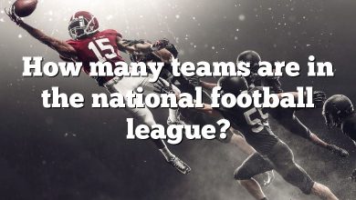 How many teams are in the national football league?