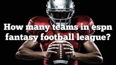 How many teams in espn fantasy football league?