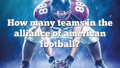 How many teams in the alliance of american football?