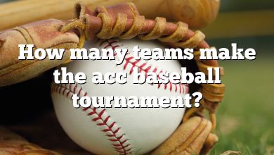 How many teams make the acc baseball tournament?