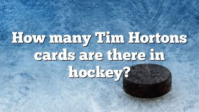 How many Tim Hortons cards are there in hockey?