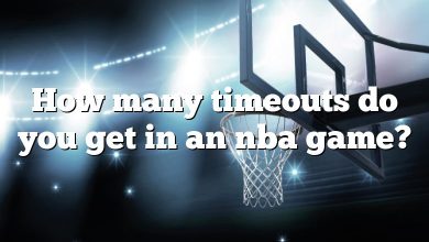 How many timeouts do you get in an nba game?