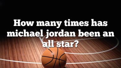 How many times has michael jordan been an all star?