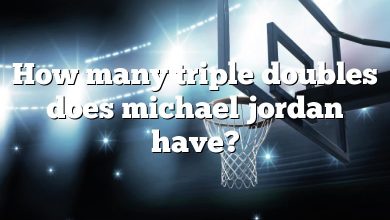 How many triple doubles does michael jordan have?