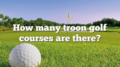 How many troon golf courses are there?