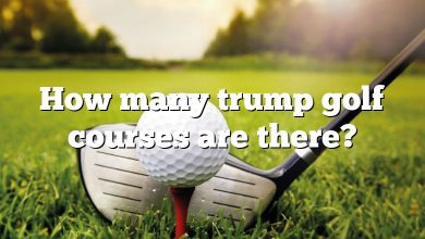 How many trump golf courses are there?