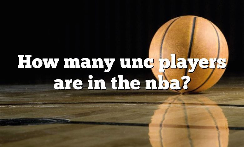 How many unc players are in the nba?