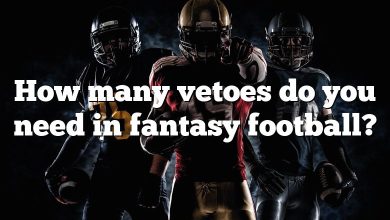 How many vetoes do you need in fantasy football?