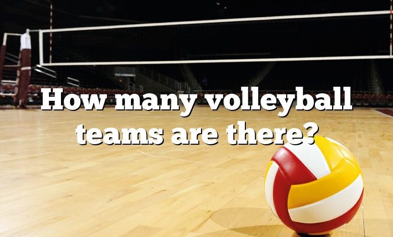 How many volleyball teams are there?