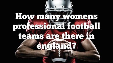 How many womens professional football teams are there in england?