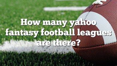 How many yahoo fantasy football leagues are there?