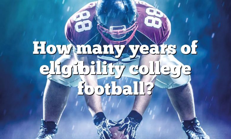 How many years of eligibility college football?