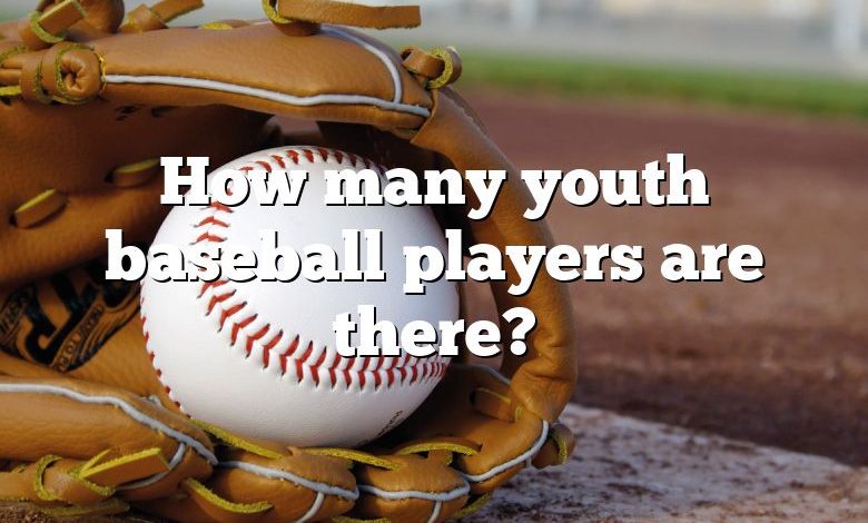 How many youth baseball players are there?