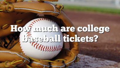 How much are college baseball tickets?