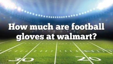 How much are football gloves at walmart?