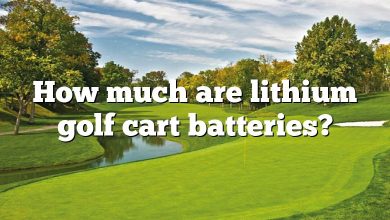 How much are lithium golf cart batteries?