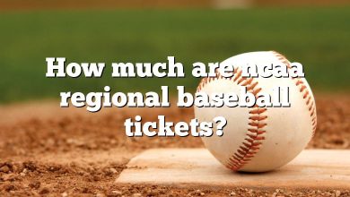 How much are ncaa regional baseball tickets?