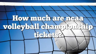 How much are ncaa volleyball championship tickets?