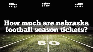 How much are nebraska football season tickets?