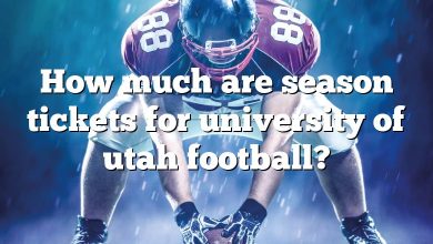 How much are season tickets for university of utah football?